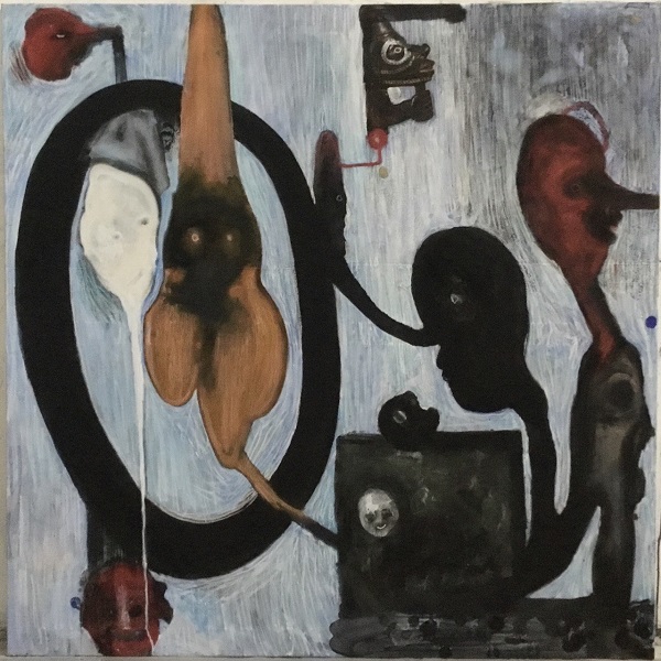 Sans titre Tech. mixte sur toile 120 x 120 cm 2025