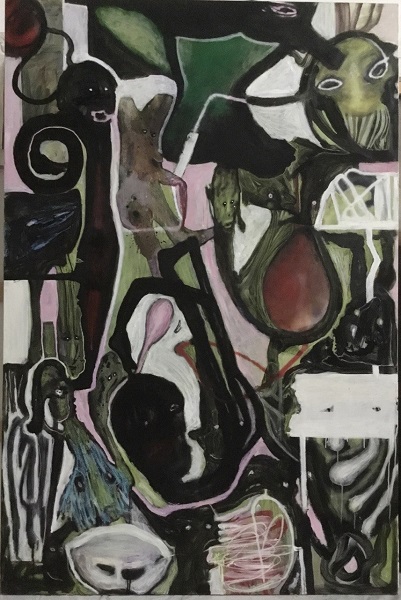 Sans titre Tech. mixte 195 x 130 cm 2018
